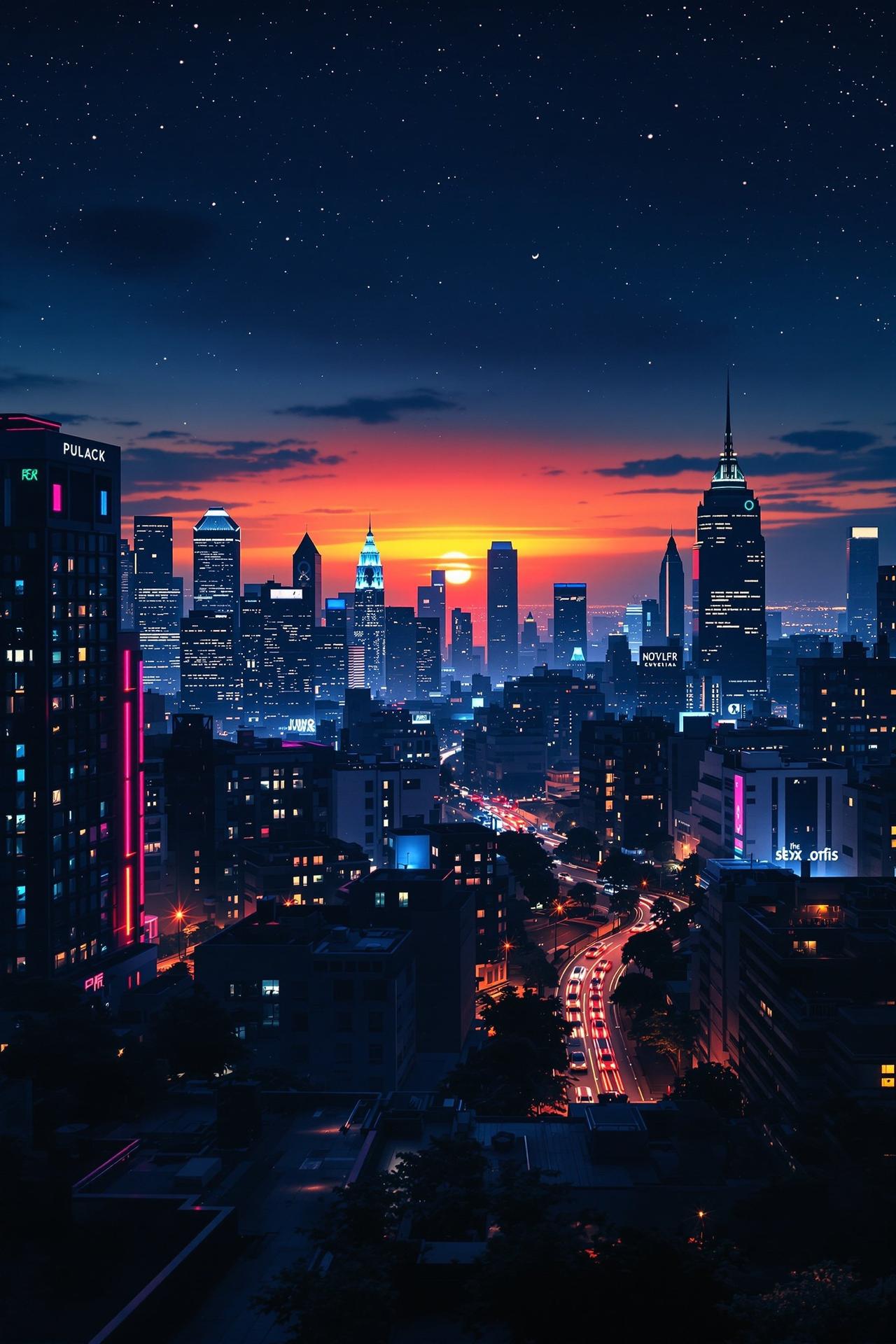 都市夜色
